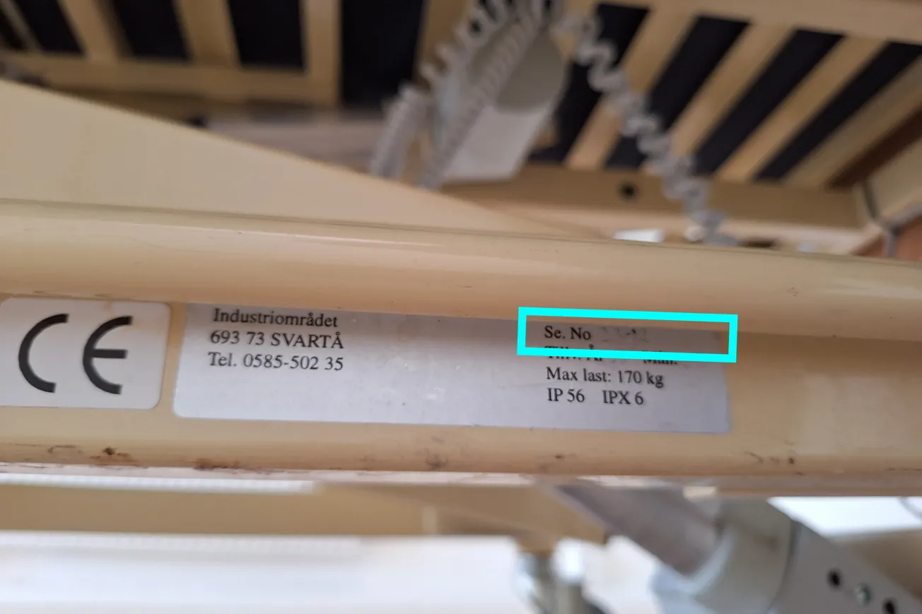 Hjälpmedel visas för att underlätta beställning och felanmälan för personal.